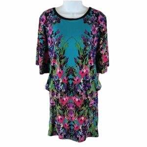 Nicole Miller floral print dress